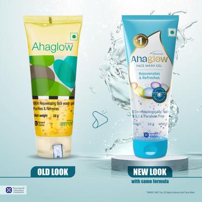 AHAGLOW ADVANCED Face Wash Gel 50gm - Face Wash & Cleansers