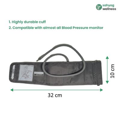 Sahyog Wellness Single Tube Blood Pressure Monitor Cuff (Child Size, 10-19 cm) - Grey 1's - Blood Pressure Monitor Device