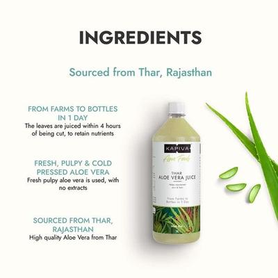 Kapiva Thar Aloe Vera Juice 1 ltr - Ayurvedic Juices