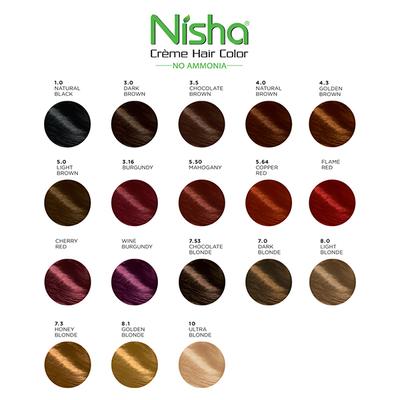 Nisha Creme Hair Color - 10 Ultra Blonde 60 gm - Crème