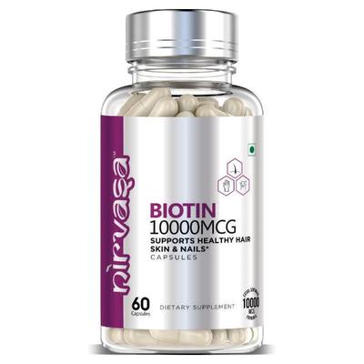 Nirvasa Biotin 10000mcg Capsule 60's - Hair & Skin