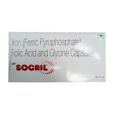 NEW SOCRIL Capsule 10's - Anaemia-VMA
