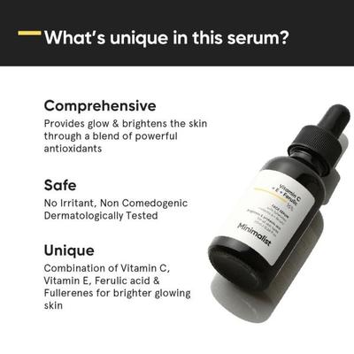 Minimalist 16% Vitamin C + E + Ferulic Face Serum 20 ml - Face Serum