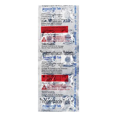 INMECIN 50 Tablet 10's - Pain relief-Nsa