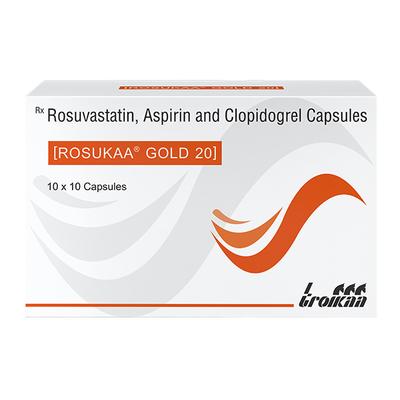 Rosukaa Gold 75/20/75mg Capsule 10'S - High Cholesterol-Dys