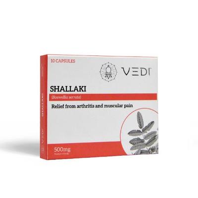 VEDI Shallaki 500 mg Capsule (Pack of 10 x 10's) - Pure Herbs
