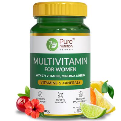 Pure Nutrition Multivitamin for Women 1500 mg Veg Tablet 30's - Women Health