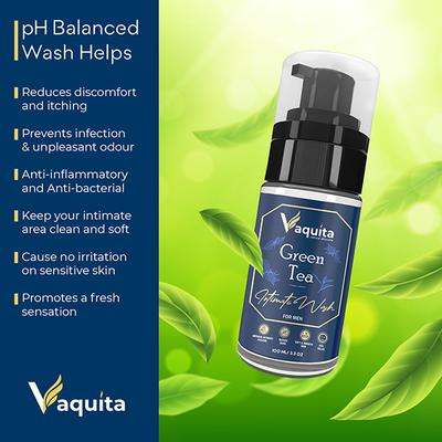 Vaquita Intimate Wash for Men - Green Tea 100 ml - Intimate Care