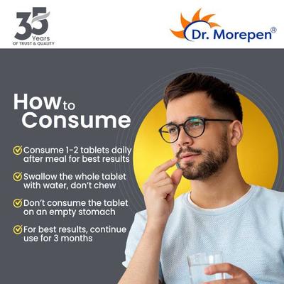 Dr. Morepen Testosterone Booster Tablet - Men 60's - Sexual Care