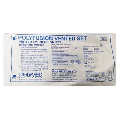 Polymed Vented I.V. Infusion Set (14008) 1's - Iv Infusions