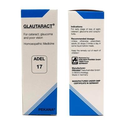 Adel 17 Glautaract EYE CARE Drops 20 ml - Homeopathic Drops