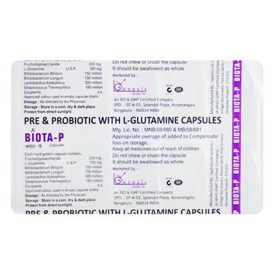 BIOTA P Capsule 10's - Diarrhoea-Ant