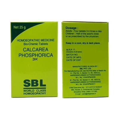 SBL Calcarea Phosphorica 3X Tablet 25 gm - Bio-Chemic