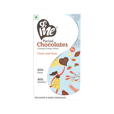 &Me Period Dark Chocolates - Fruit & Nuts Flavour 48 gm - Health Products