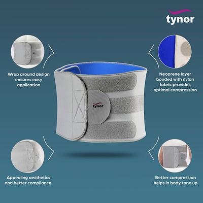 TYNOR ABS WRAP (NEOPRENE) (ONE SIZE FITS ALL) (J 06) - Abdomen/Neck/Arm/Elbow Supports