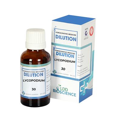 LDD Bioscience Dilution Lycopodium Drops 30 Liquid 30 ml - Homeopathic Drops