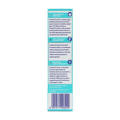 Horlicks Growth Plus (3-9 Years) Powder - Vanilla Flavour 200 gm (Refill Pack) - Nutritional Supplement