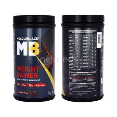 MuscleBlaze Weight Gainer - Chocolate 500 gm - Weight Gain
