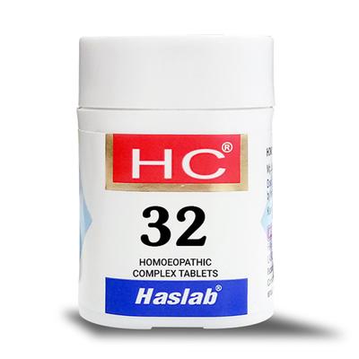 Haslab HC 32 (Homeopathic Complex) Tablet 20 gm - Homeopathic Complex Tablet