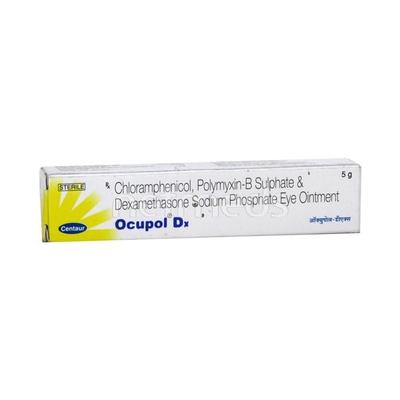 Ocupol DX Eye Ointment 5gm - Eye Infections-Eaa