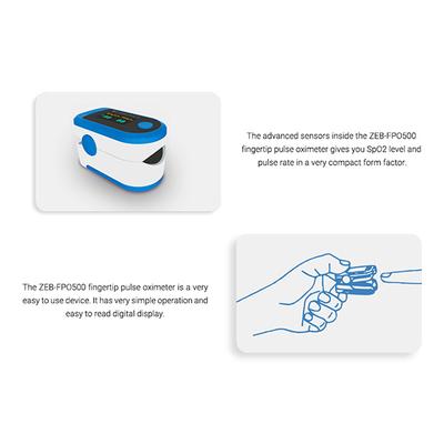 Zebronics Fingertip Pulse Oximeter (ZEB-FPO500) - Thermometer & Oximeter