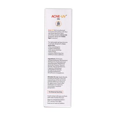 ACNE UV SPF50 PA+++ Gel 50gm - Sunscreen Preparations-Emo