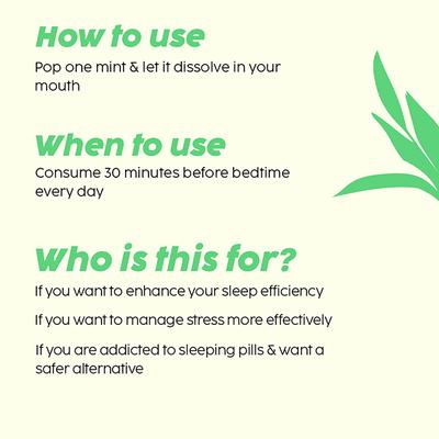 Plix The Plant Fix Melatonin Deep Sleep Oral Dissolving Mini Mints Effervescent, 30 Mints 1's - Mental Health