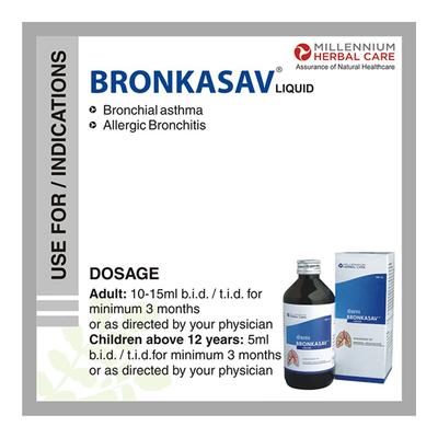 Bronkasav Liquid (Pack of 3 x 200 ml) - Multi-Vitamins