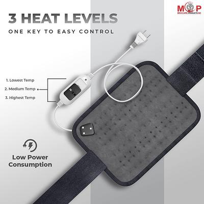 MCP Electric Heating Pad - Velvet Grey - Heating Belt