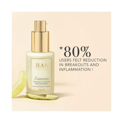Ras Luxury Skincare Luminous Hydrating & Skin Clearing Face Gel Serum 35ml - Face Serum