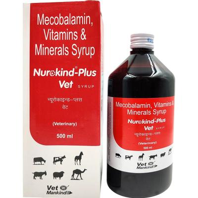 Vet Mankind Nurokind - Plus Vet Syrup 500 ml - Feed Supplement