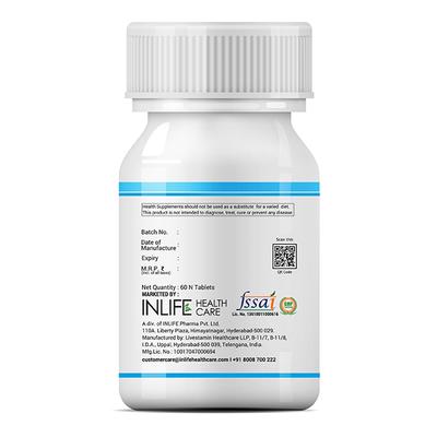 INLIFE Calcium Vitamin D3 Tablets 60's - Multi-Vitamins