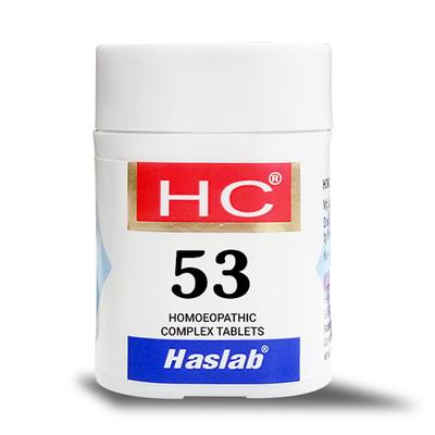 Haslab HC 53 (Homeopathic Complex) Tablet 20 gm - Homeopathic Complex Tablet
