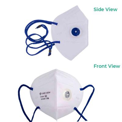 Care View N95 FFP2 Protective Face Mask with Valve - Head Loop 3's - Face Mask