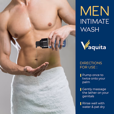 Vaquita Intimate Wash for Men - Green Tea 100 ml - Intimate Care