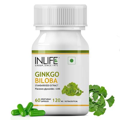 INLIFE Ginkgo Biloba Capsule 60's - Herbal Dietary Supplement