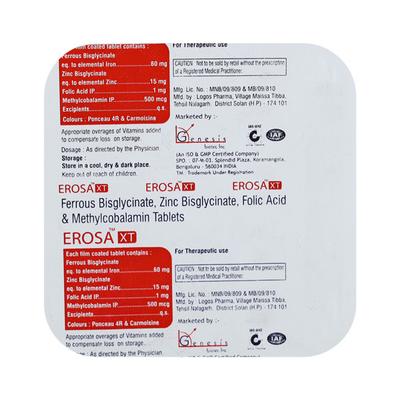 EROSA XT Tablet 15's - Supplements-Vam