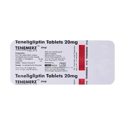 TENEMERZE 20mg Tablet 10's - Diabetes-Ant