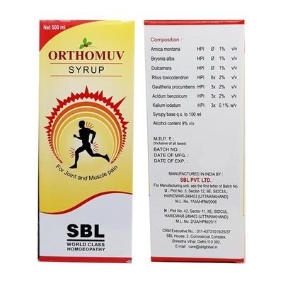 SBL Orthomuv Syrup 500 ml - Speciality Medicine