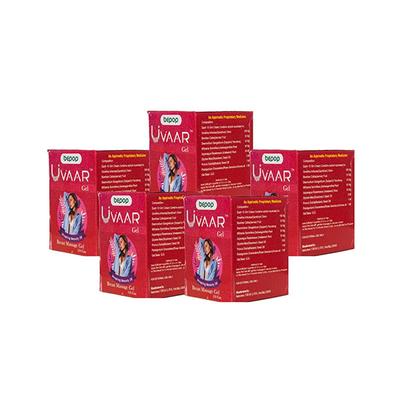 Bepop Uvaar Breast Massage Gel (Pack of 5 x 100 gm) - Personal Care (Ayush)