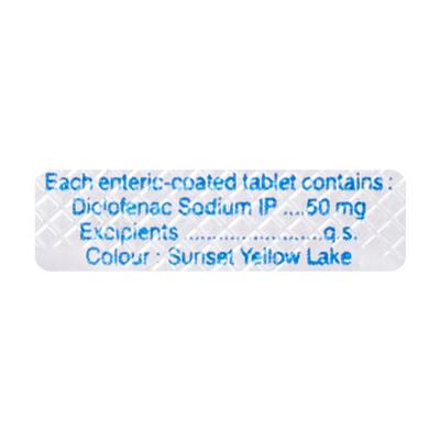 Dicloran 50mg Tablet 10'S - Pain relief-Nsa