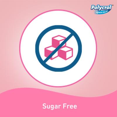 Polycrol Sugar Free Xpress Relief Antacid Antigas Gel - Orange 450 ml - Digestive Health