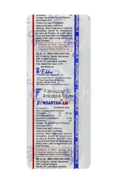 Zensartan AM Tablet 10'S - Hypertension-Ang