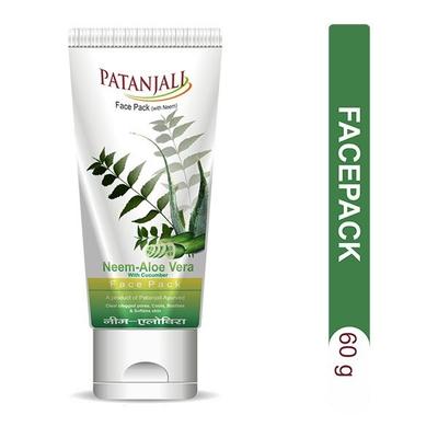 Patanjali Face Pack - Aloevera Neem Cucumber 60 gm - Face Packs