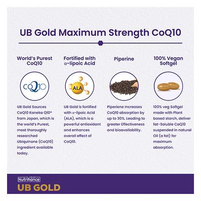 Jubilant Nutrihance UB Gold 150mg of CoQ10 Veg Softgel Capsule 60's - Co-Q