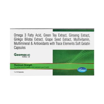 GEOMAX 4G Capsule 10's - Supplements-Sup