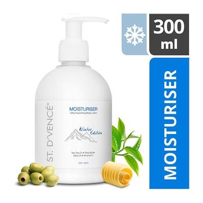St. D'Vence Body Moisturiser Winter Edition for Dry Skin with Tea Tree Oil & Shea Butter 300 ml - Lotions & Creams