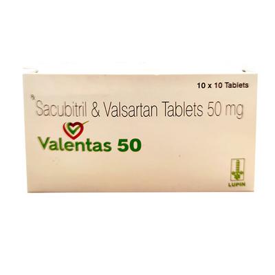 VALENTAS 50 Tablet 10's - Heart Failure-Ant