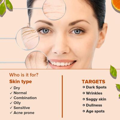 CGG Cosmetics Glow Boost Vitamin C Facial Serum 30 ml + Free Vitamin C Serum 10 ml - Face Serum