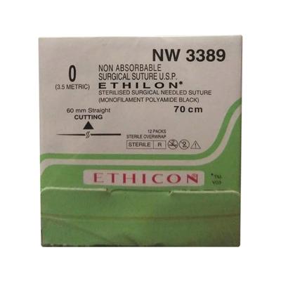 Johnson & Johnson Ethicon Ethilon Non Absorbable Surgical Suture (70 cm) (NW3389) 1's - Bandages & Dressings